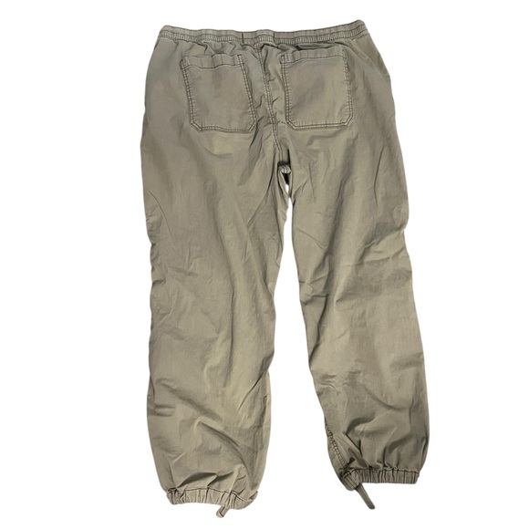 Hollister Khaki Adjustable-Rise Parachute Baggy Joggers Mens XXL - Picture 2 of 6